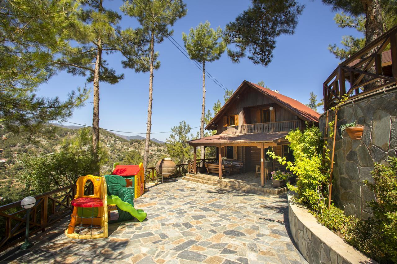 Ricky Chalet Near Troodos Spilia エクステリア 写真